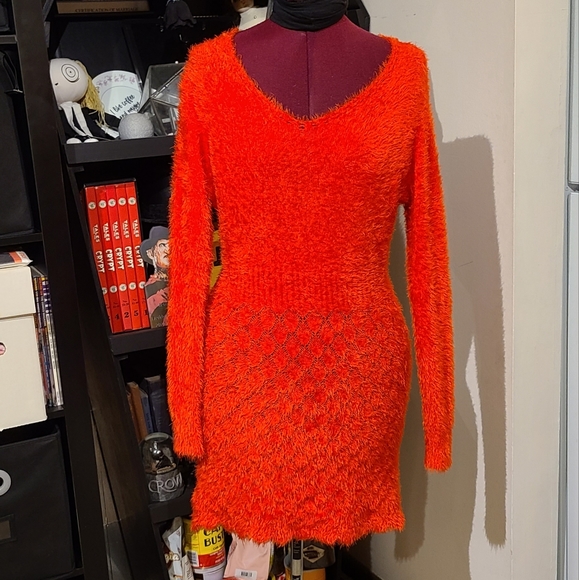 90's Alternative Punk Mohair Sweater NRG Dress - Picture 6 of 9